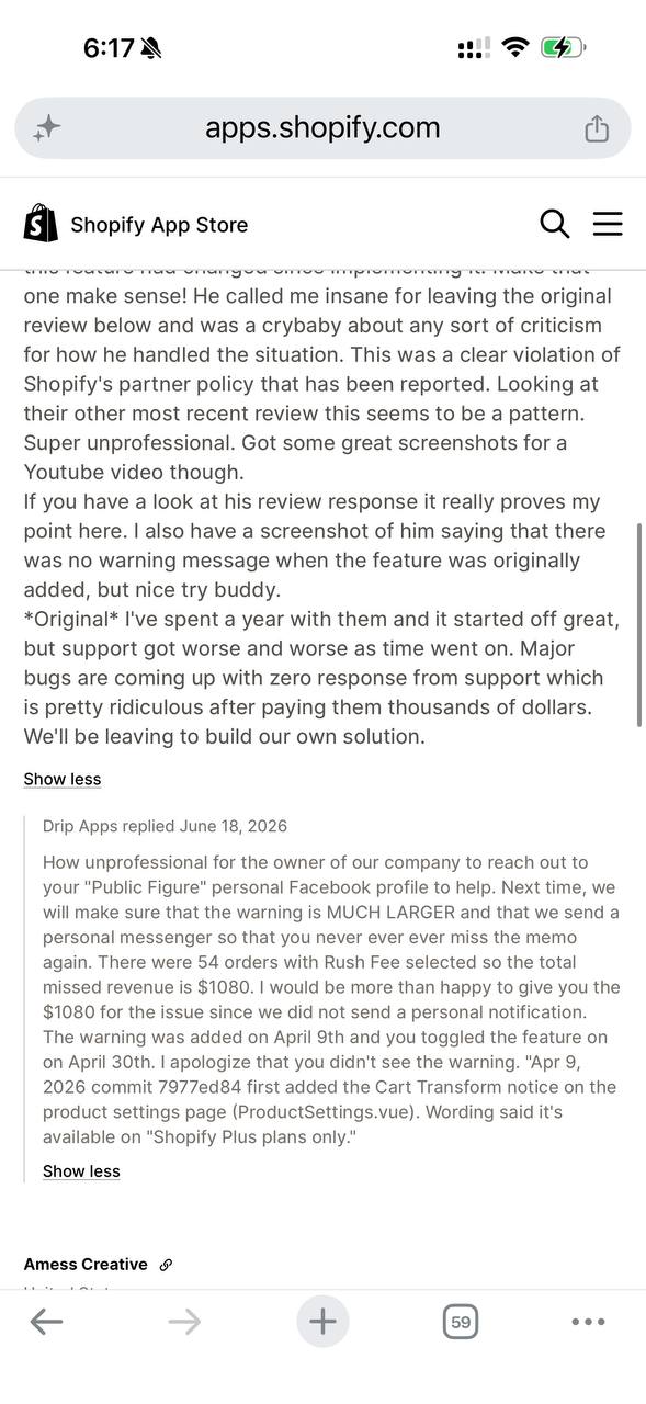 Developer Response with Commit SHA & Exact Dates